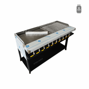 Gas Flame Griller - 10 Burner (Dual)
