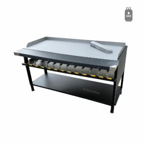 Gas Flame Griller - 12 Burner (Flat Top)