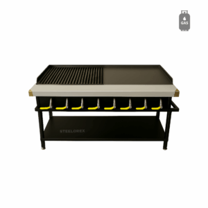 Gas Flame Griller - 8 Burner (Dual)